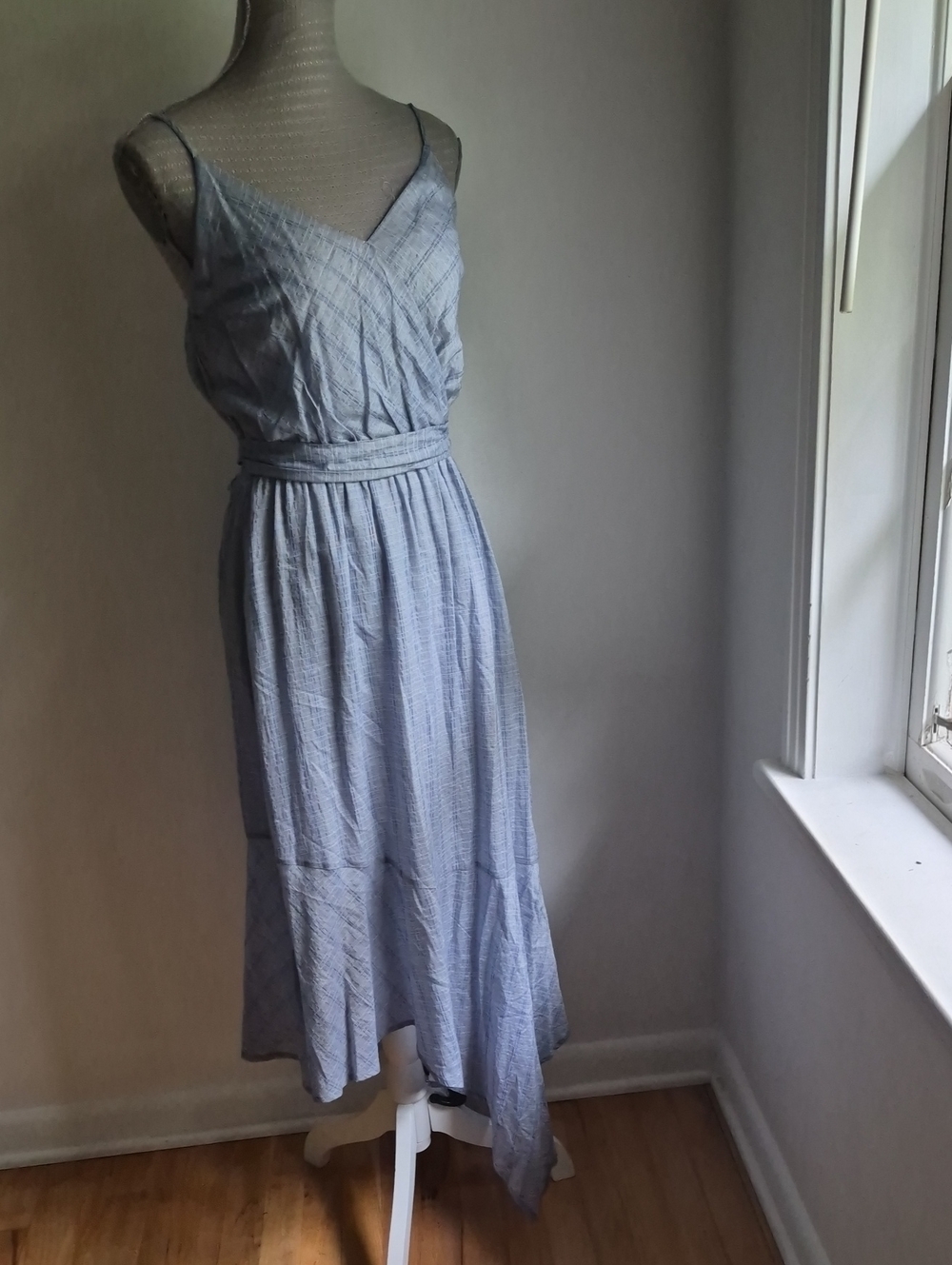 NWT Light Blue Spaghetti Strap  Maxi Dress S